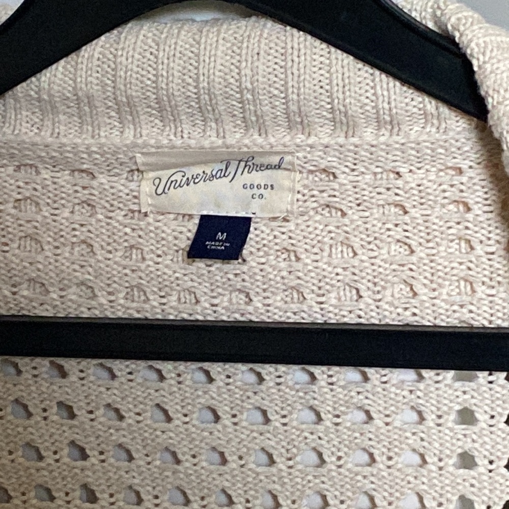 Universal Thread Cream Cardigan Sweater - Picture 2 of 3